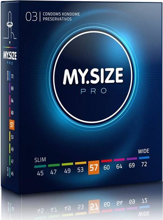 MY SIZE PRO Prezerwatywy 57mm 3szt