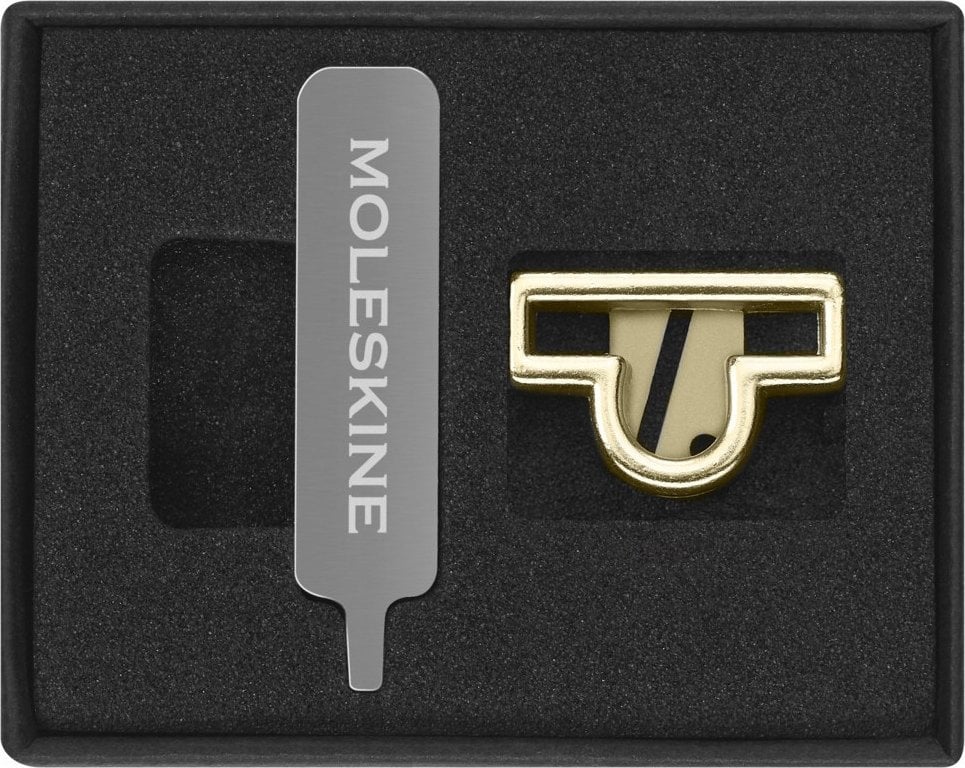 Moleskine Przypinka MOLESKINE, waga, złota