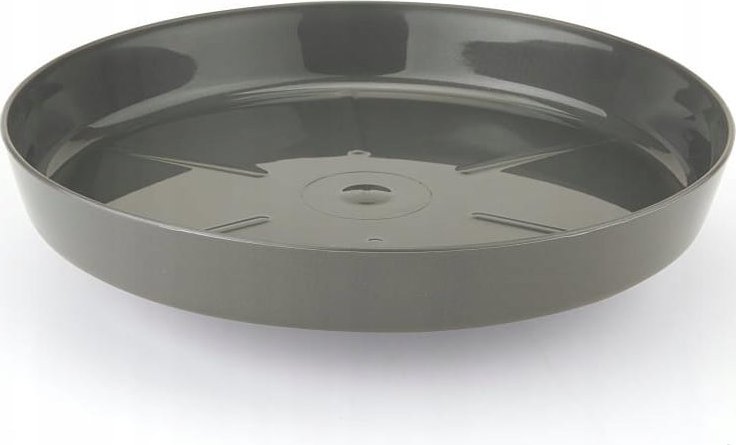 Podstawka pod doniczkę antracytowa 11,2cm Plastikowa