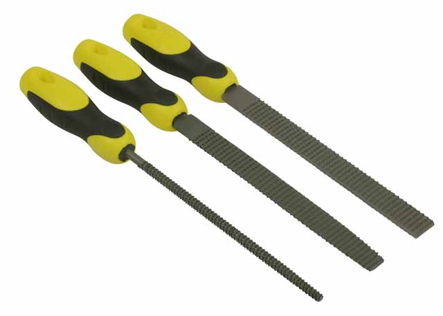 Stanley Tarniki zdzieraki - płaski, półokrągły, okrągły 200mm 3szt. 22-477