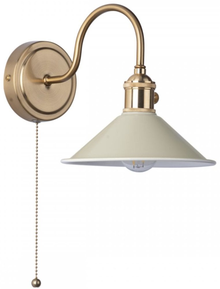 Kinkiet ścienny do jadalni Hadano HAD0740-06 Dar Lighting kapelusz mosiądz