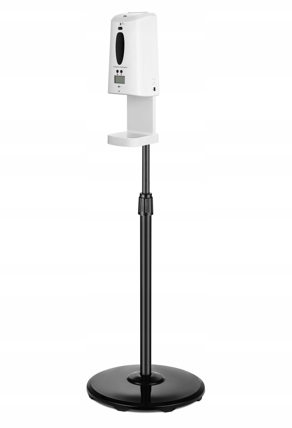 Stojak czarny, teleskopowy do dozownik�w D1300-STC