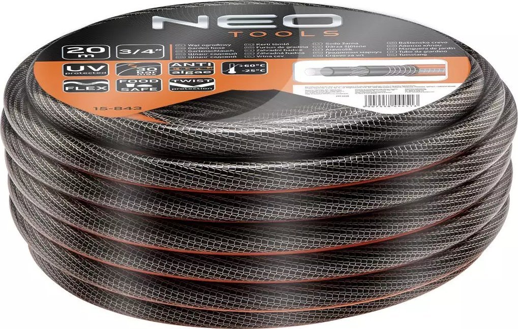 Neo Wąż ogrodowy Professional 3/4" 20m 6-warstwowy (15-843)