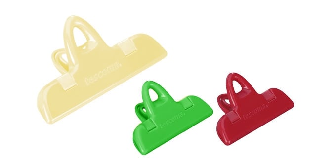 Tescoma Klipsy do zamykania worków PRESTO 7 i11cm, 2+1 szt.