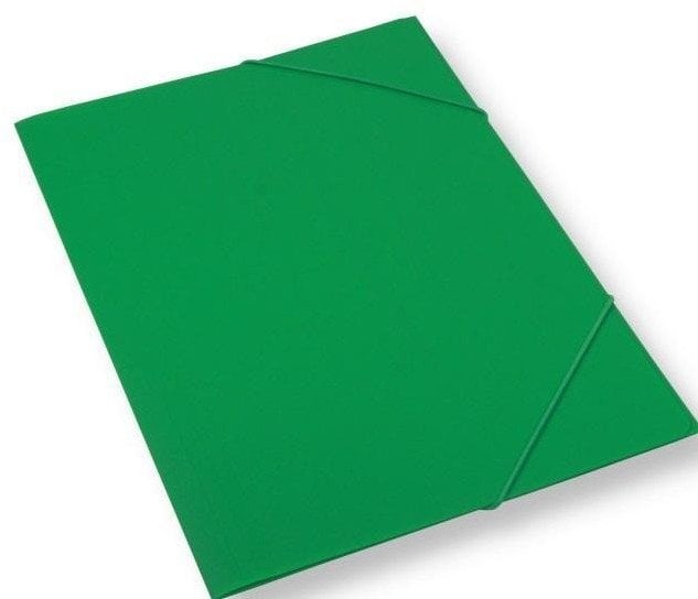 Teczka A4 z gumką zielona