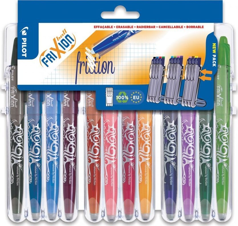 Pilot Pióro kulkowe FriXion 0,7 12 kolorów PILOT