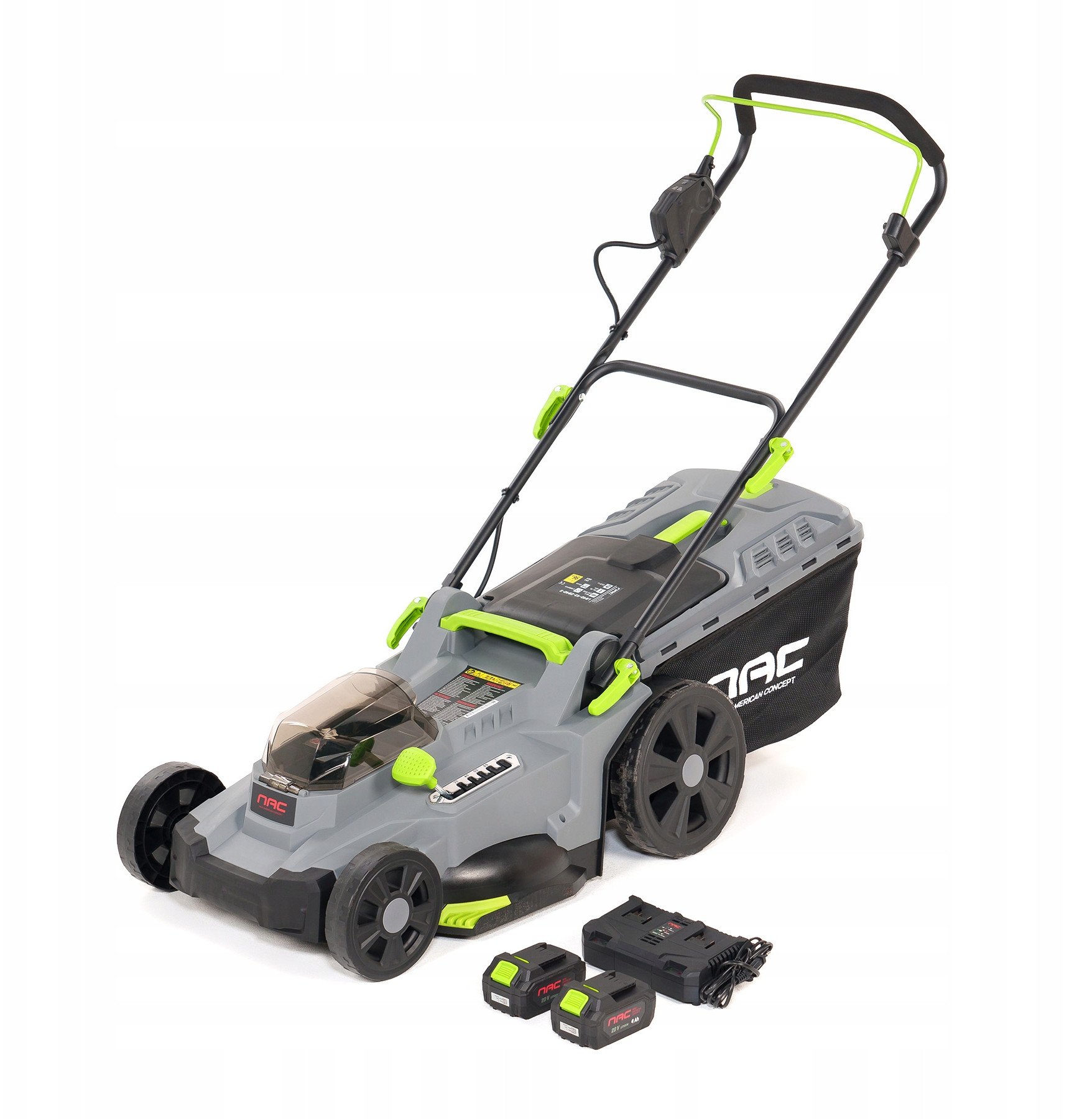 Kosiarka LB40-43-2B40-S NAC Akumulatorowa + 2 Akumulatory 4 Ah + Ładowarka podwójna