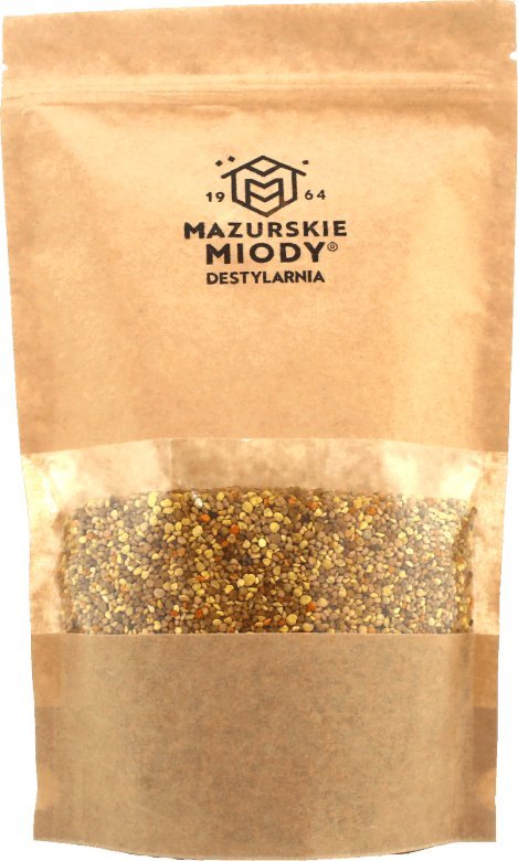 Mazurskie Miody Pyłek pszczeli, kwiatowy w woreczku eco Mazurskie Miody 500g
