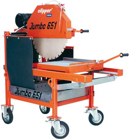 Norton Clipper NORTON CLIPPER JUMBO 651 6.75.3 PIŁA PILARKA PRZECINARKA STOŁOWA STOLIKOWA DO KAMIENIA PUSTAKÓW BLOKÓW BUDOWLANA