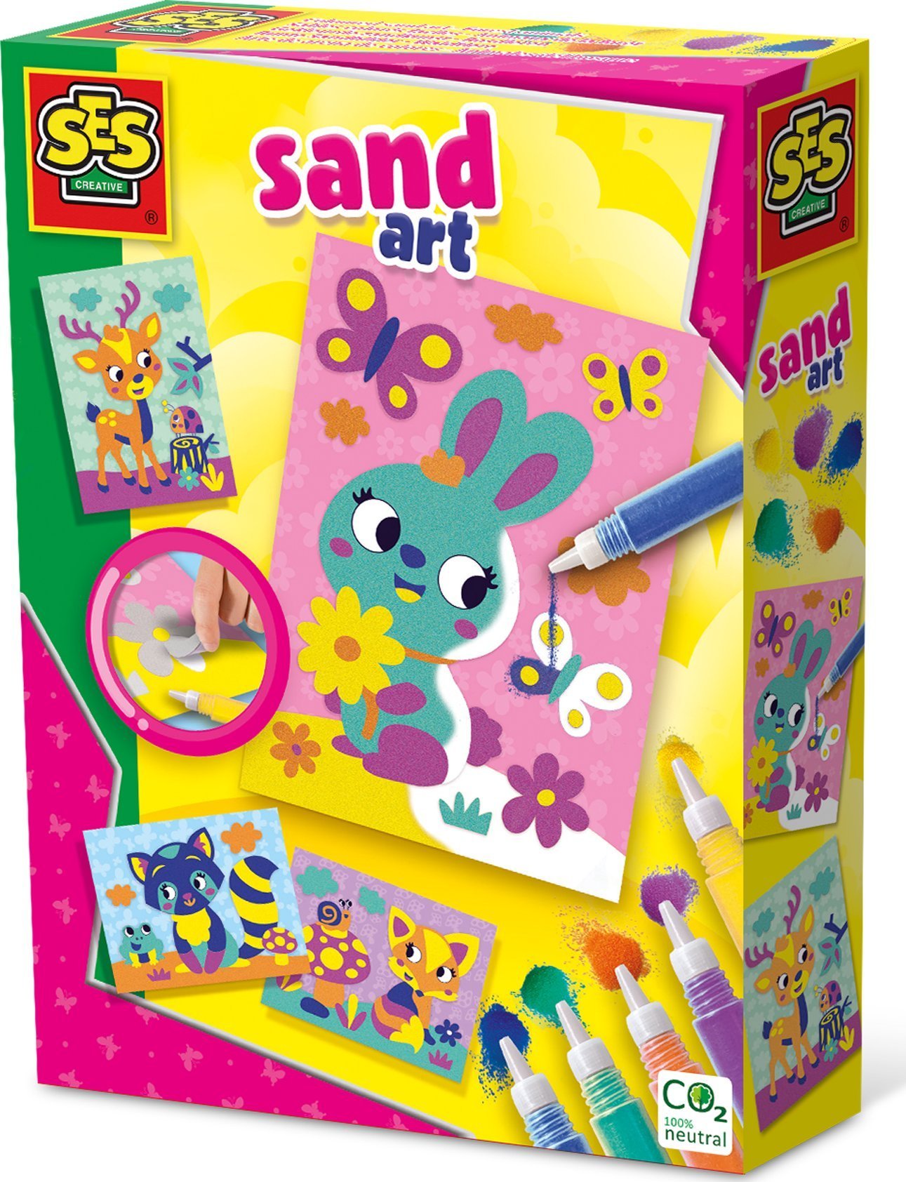 SES SES Kolorowy piasek - zwierzęta leśne 14136 41363