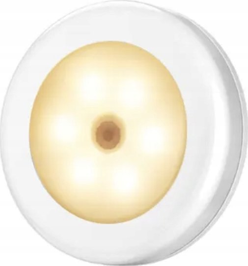 Lampka LED z czujnikiem ruchu na baterie - Ciepła Barwa