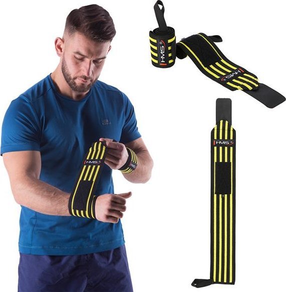 HMS ONX05 YELLOW OWIJKI ŚCIĄGACZ USZTYWNIACZ NA NADGARSTEK (2szt) HMS