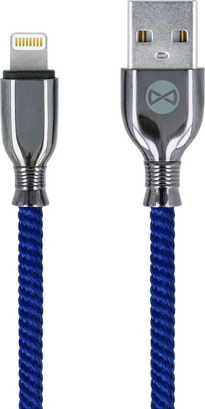 Kabel USB Forever USB-A - Lightning 1 m Granatowy (72754)
