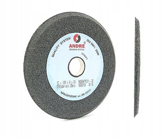 ANDRE ŚCIERNICA PROFILOWANA 125mm x 8mm x 20mm 98C60K7VC01-35 CZARNA "TYP 1C"