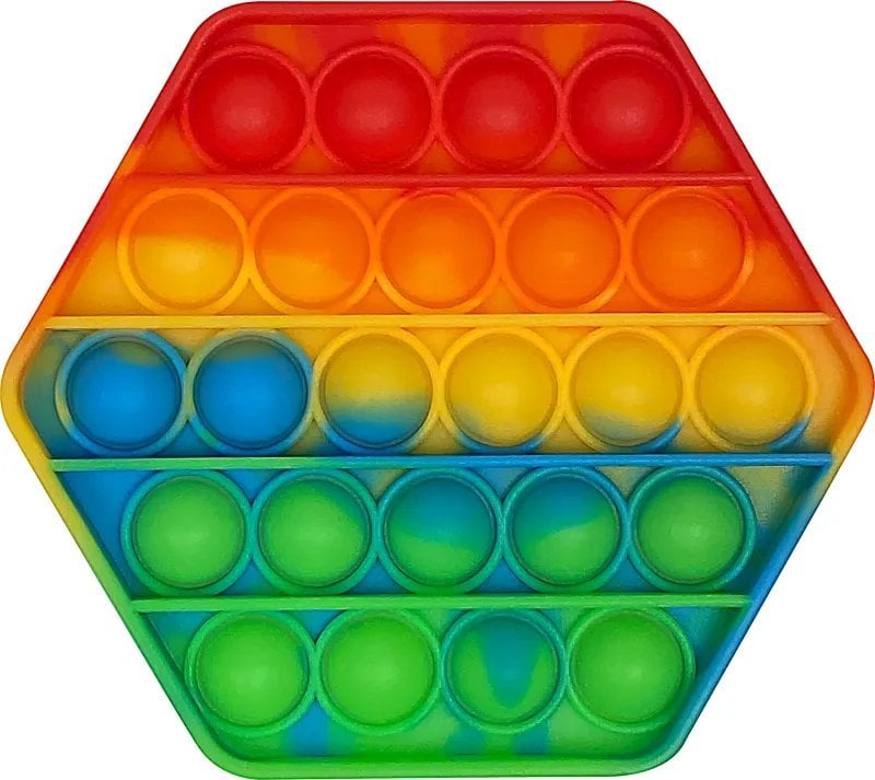 Liniex Pop It - Fidget - Rainbow - 1 stk. - Assorted