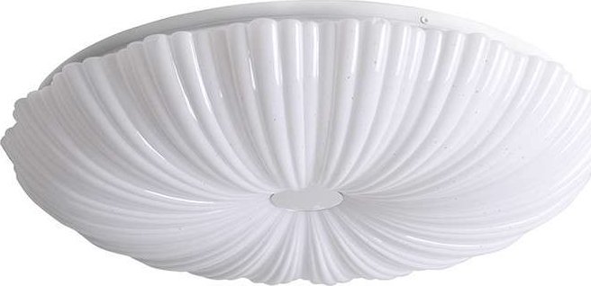Lampa sufitowa Polux Plafon LAMPA sufitowa FLOWER 313546 Polux okrągła OPRAWA natynkowa LED 36W 3000K - 6500K biała