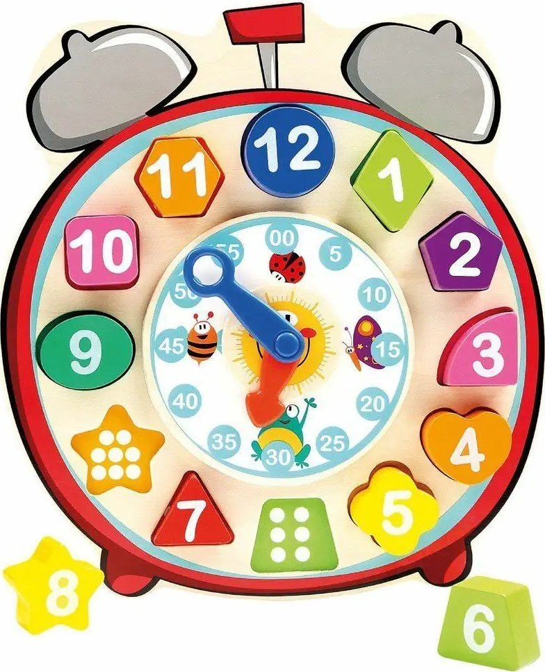 Bino Edukacyjna układanka-zegar