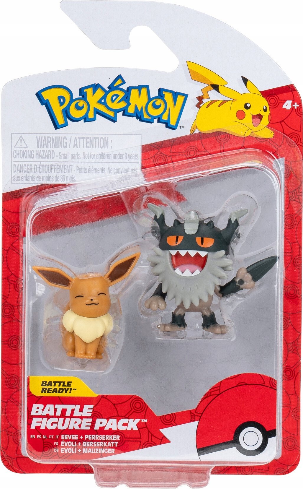 Figurka Pokemon POKEMON BATTLE FIGURE PERRSERKER AND EEVEE