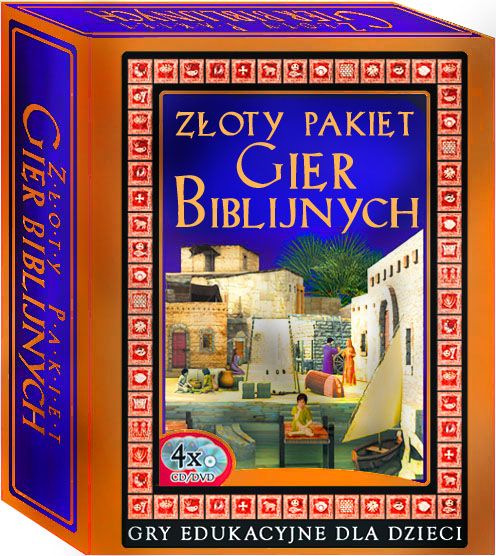 Złoty pakiet gier biblijnych 4xCD/DVD