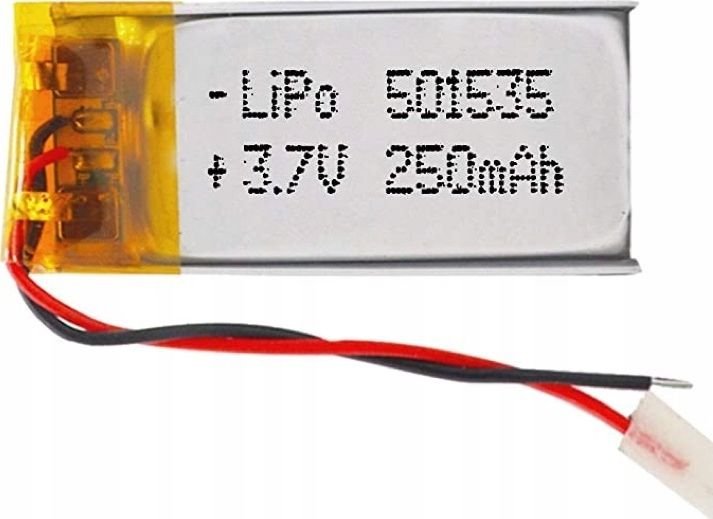 Liter Energy Battery Akumulator Li-Poly 250mAh 3.7V 501535