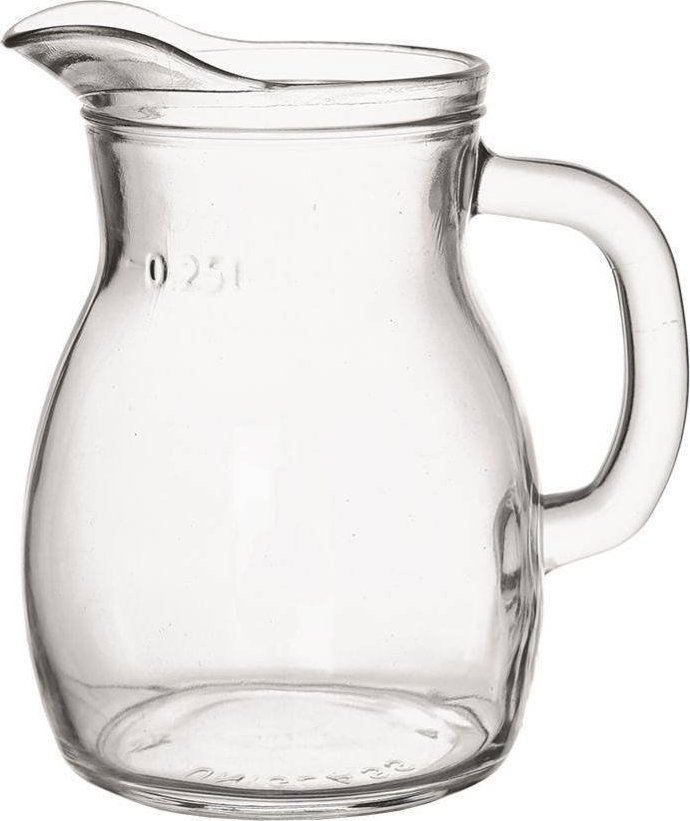 Orion Dzbanek szklany do napojów z uchwytem 250 ml