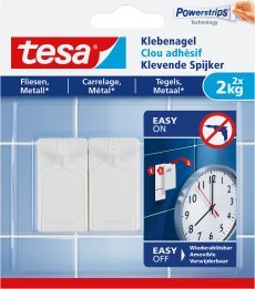 Tesa Uniwersalny hak Biały 2 szt. 77762