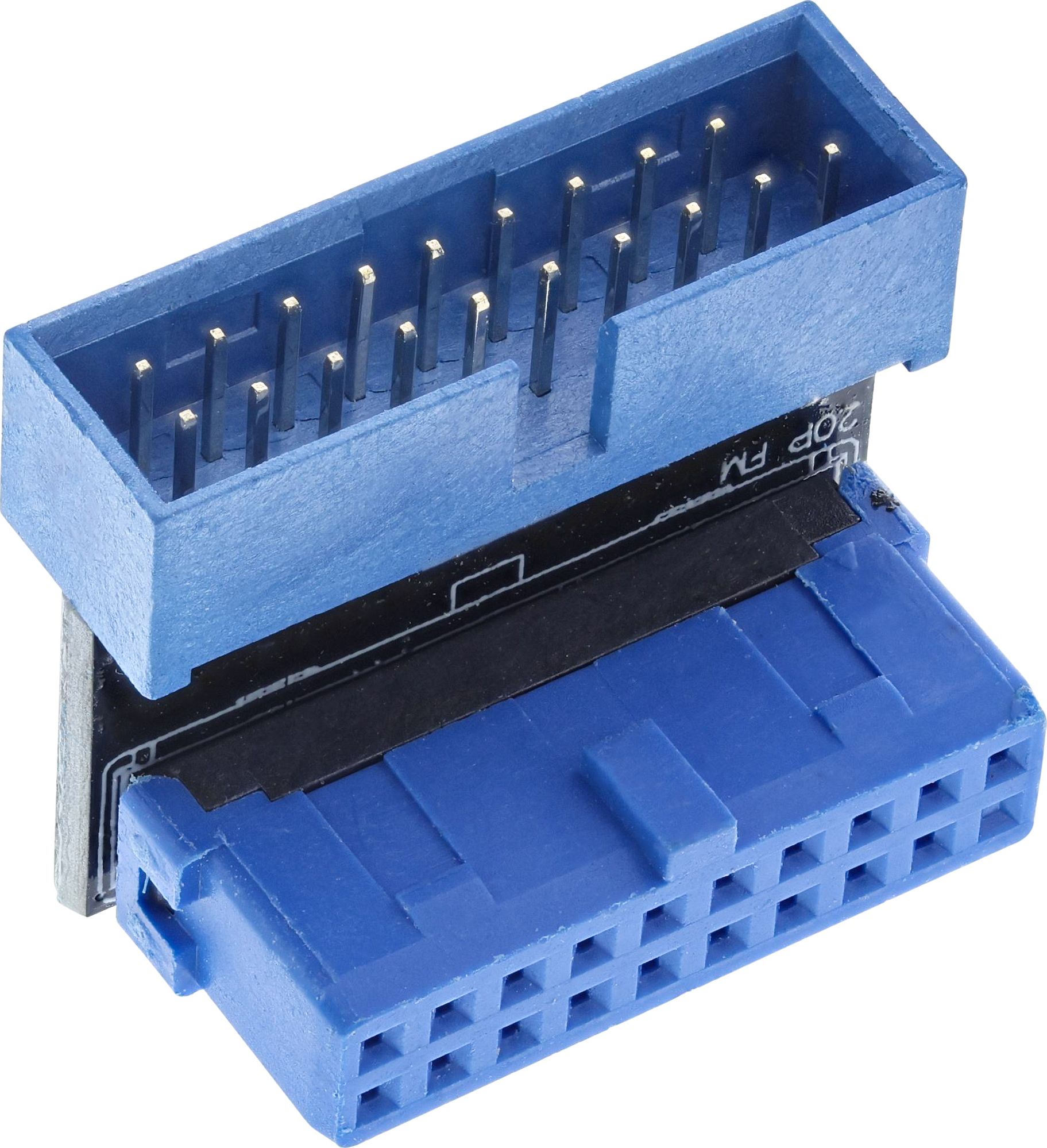 InLine Adapter kątowy 19-pin USB 3.0 (33448U)