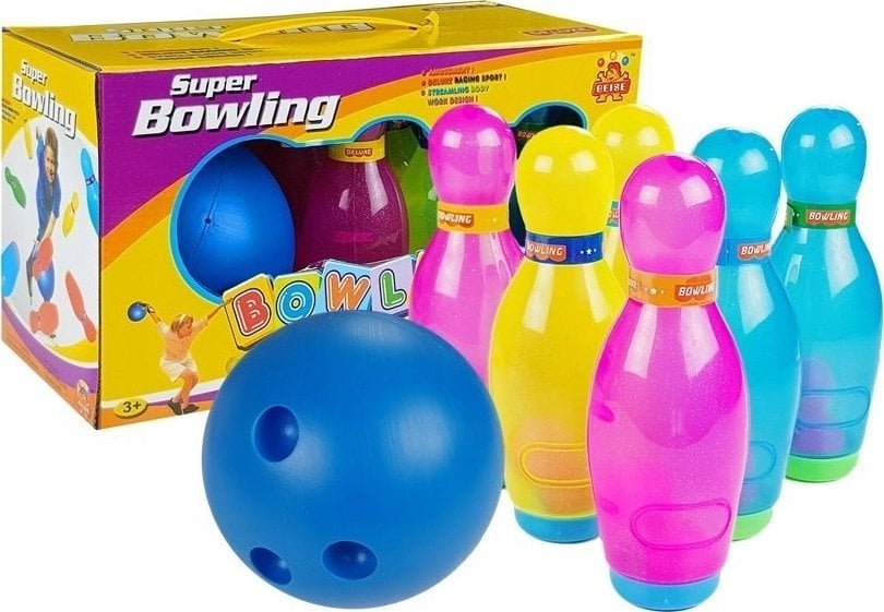 LeanToys Zestaw do gry w kręgle 11el LEAN Toys