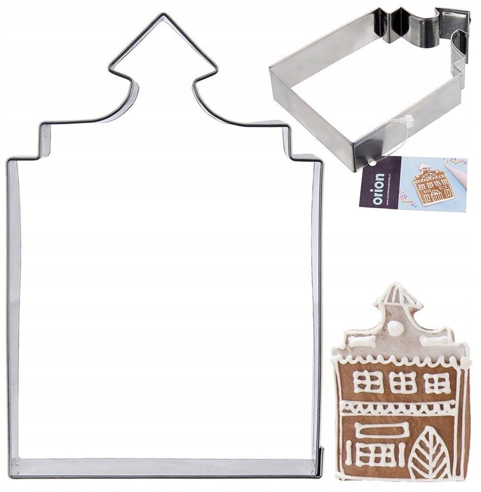 Wykrawacz do ciastek stalowy domek 10 cm