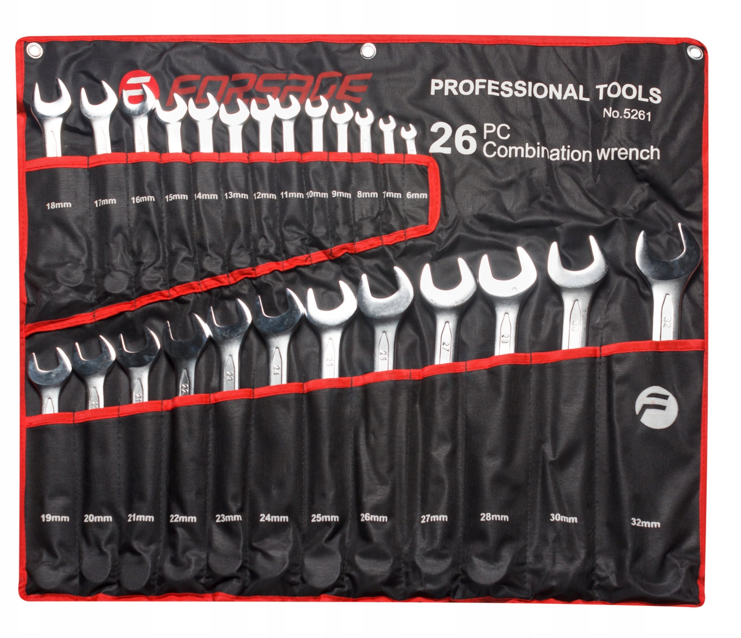 Rockforce ROCKFORCE ZESTAW KLUCZY PŁ-OCZ. 25szt. (6-32mm)