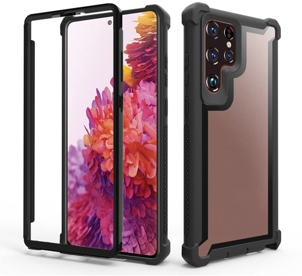 Etui pancerne 360 Supero Spare do Samsung Galaxy S24 Ultra, czarne