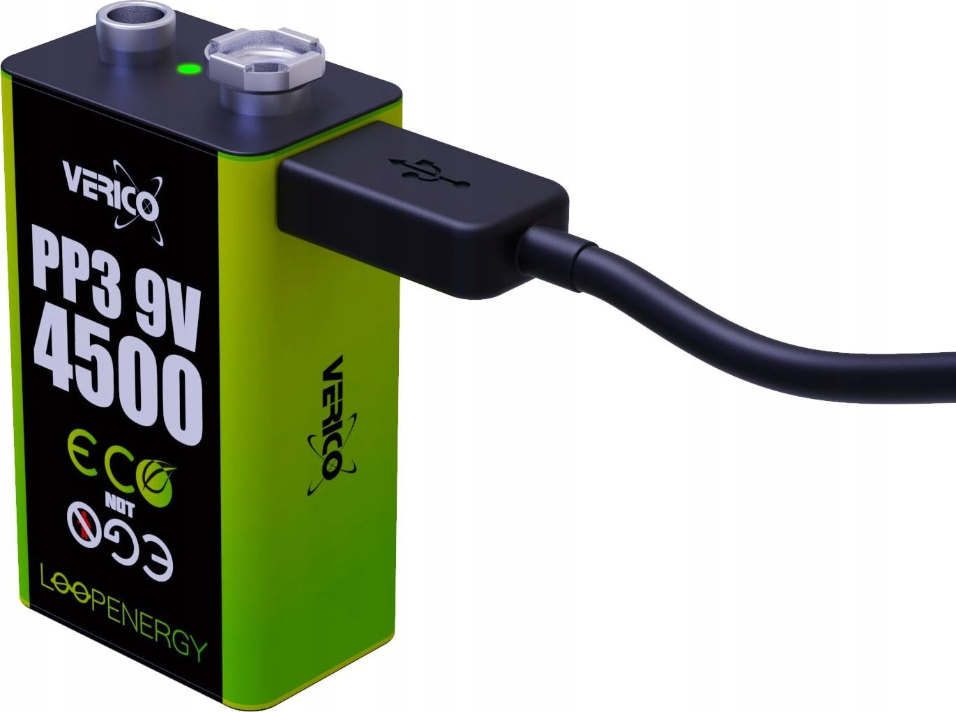 Verico Verico LoopEnergy Li-Ion Akku 9V-Block, USB-C, 2er Pack retail