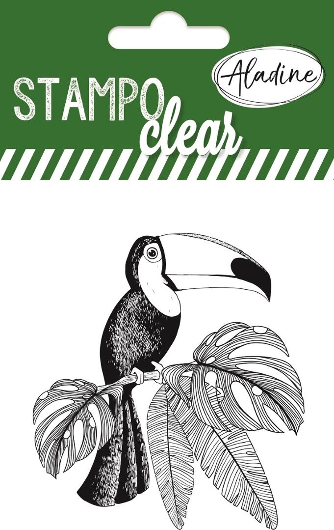 Aladine Stempel silikonowy Tukan w Dżungli