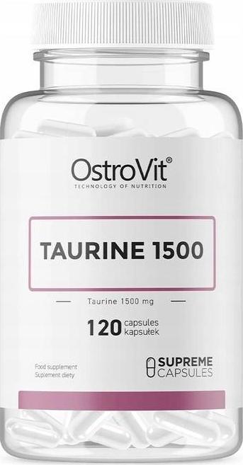 OstroVit OstroVit TAURYNA 1500 mg Taurine 120 kapsułek stres, serce one size