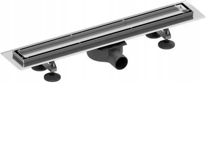 800mm odwodnienie prysznicowe AQUA STEEL SLIM 40SPIROFLEX