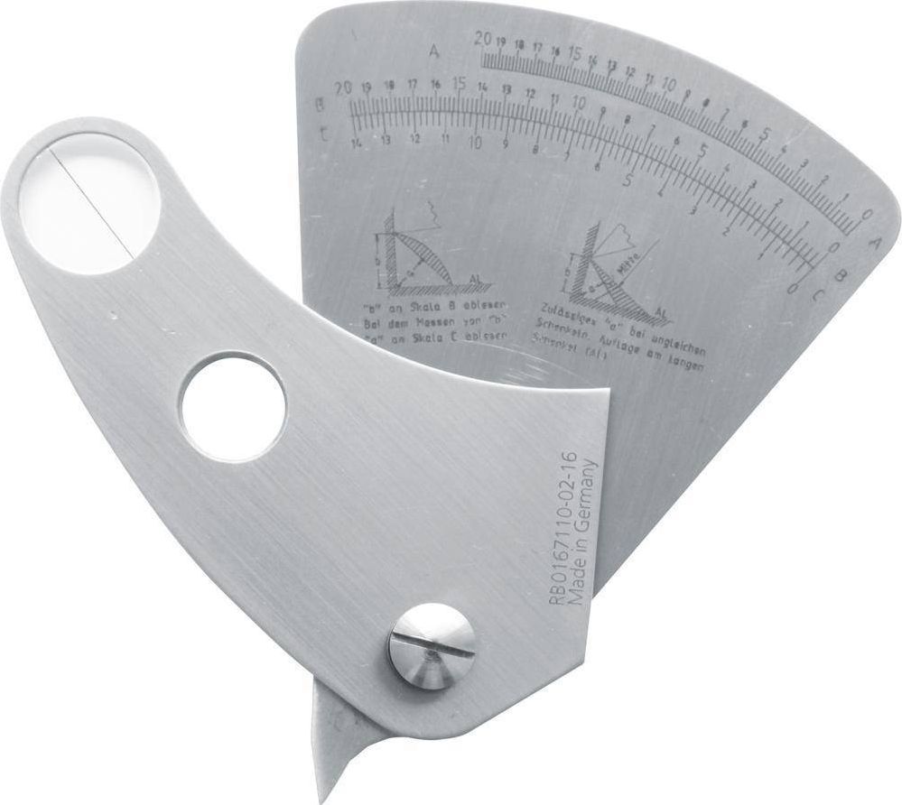 Format Profesjonalny sprawdzian / szablon do spoin spawalniczych Format