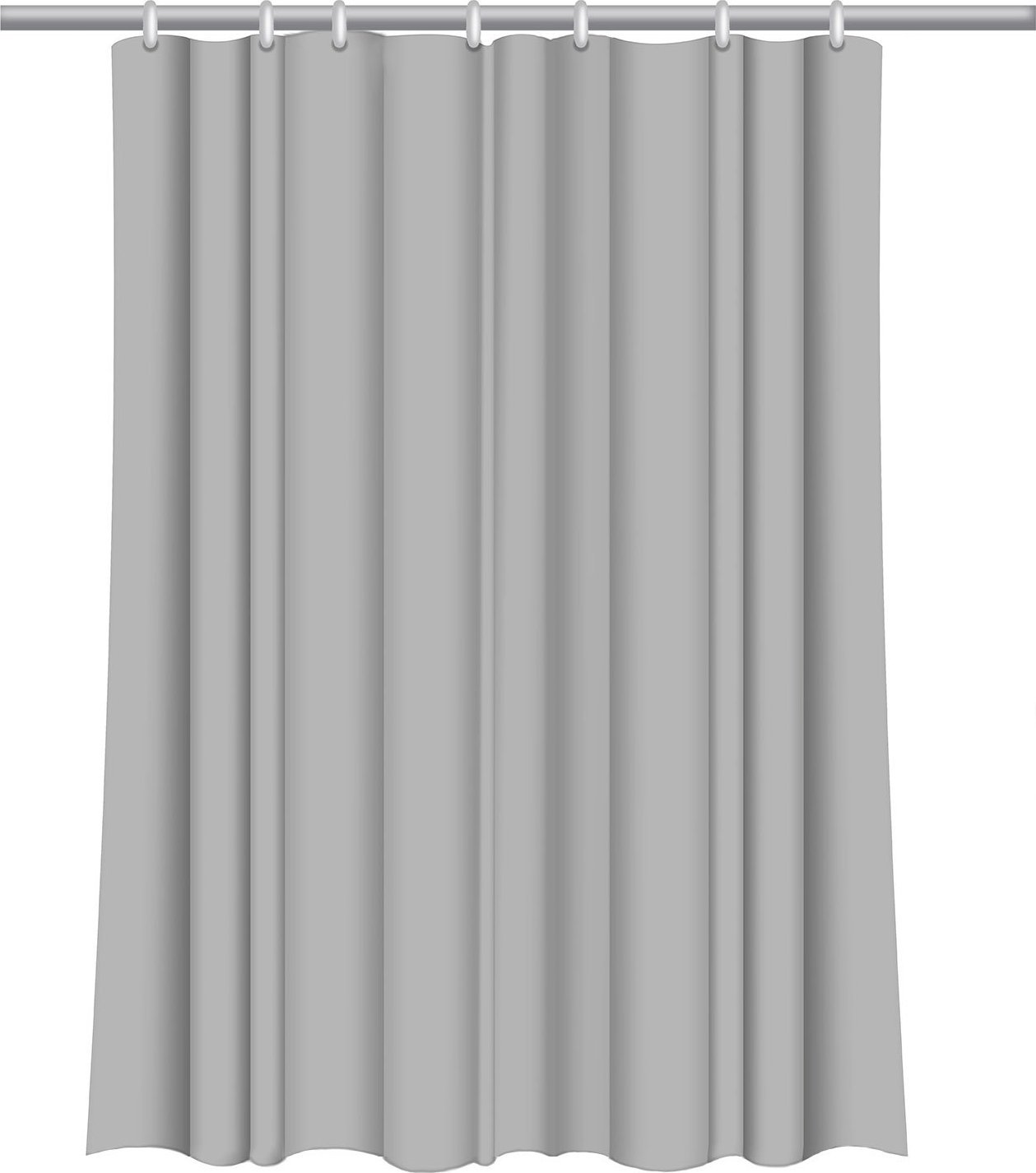 Sepio Szara zasłonka prysznicowa łazienkowa 180x200