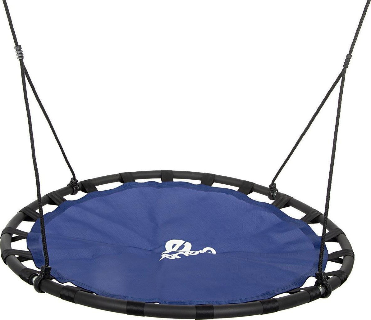 HUŚTAWKA OGRODOWA BOCIANIE GNIAZDO 120CM NIEBIESKA