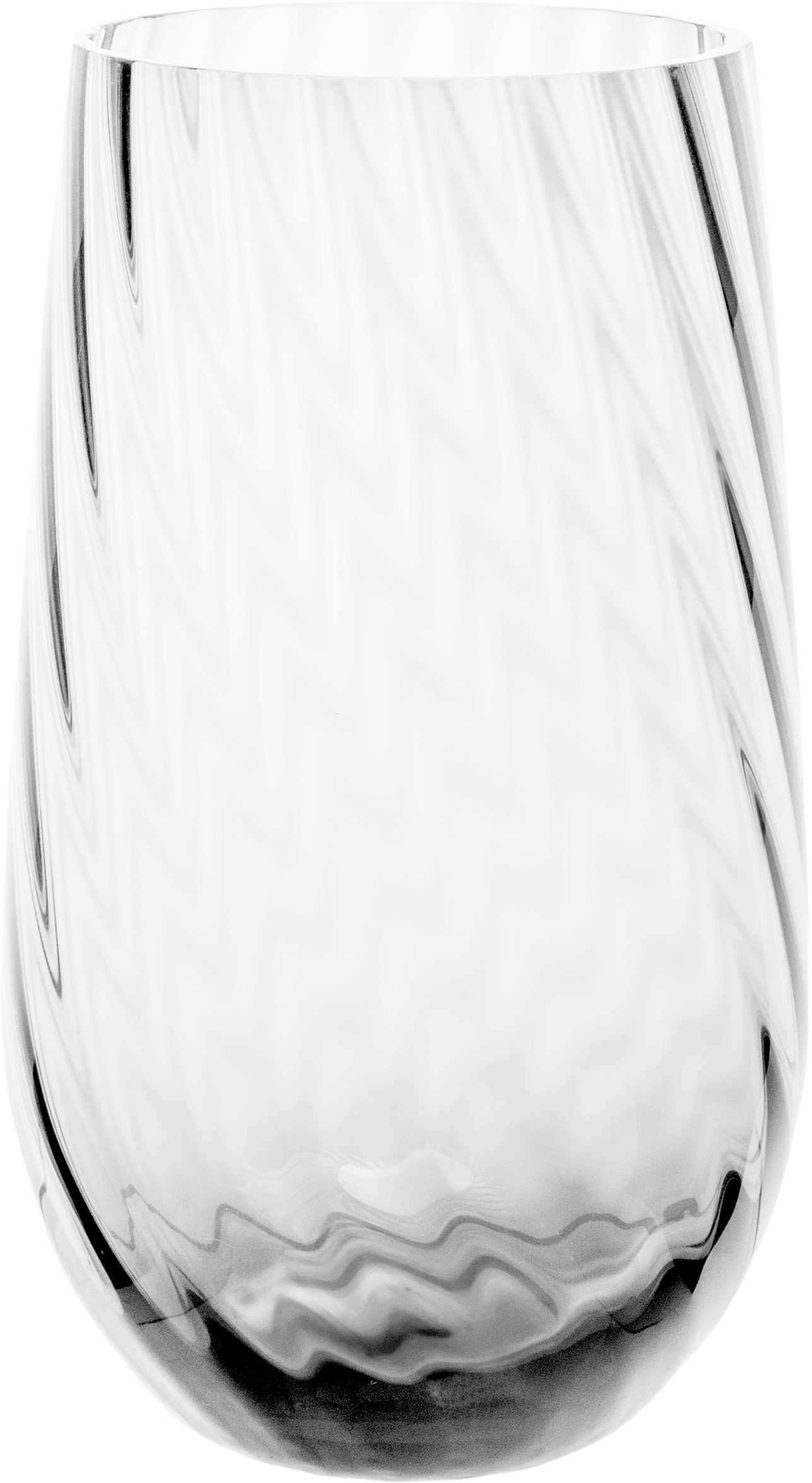 HAND-BLOWN HIGHBALL GLASS ROMANCE 6PCS