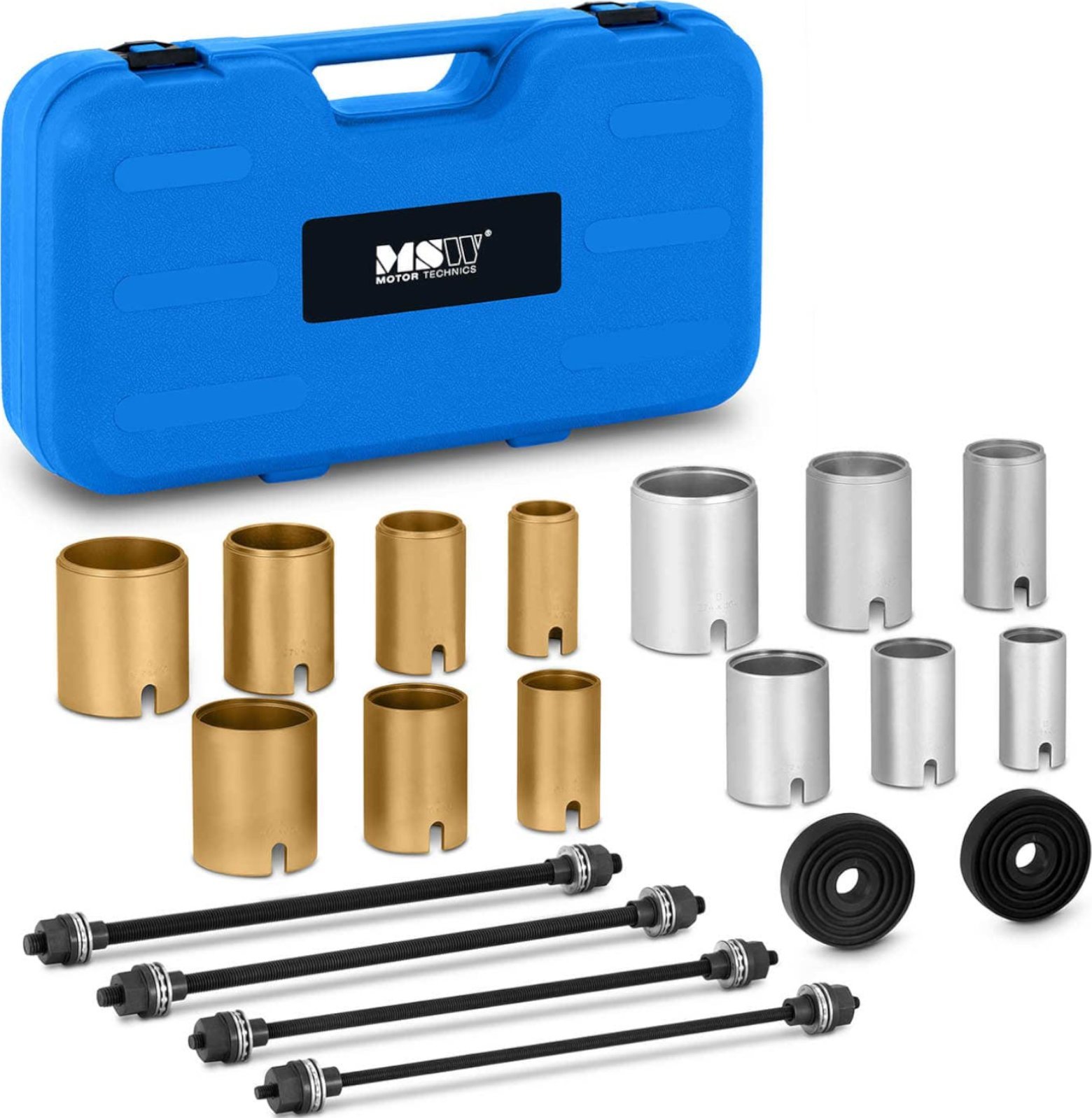 MSW Ściągacz do tulei uszczelek łożysk śr. wew. 34 - 72 mm - zestaw Ściągacz do tulei uszczelek łożysk śr. wew. 34 - 72 mm - zestaw