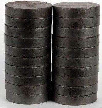 FANDY Magnesy 25mm czarne 20szt