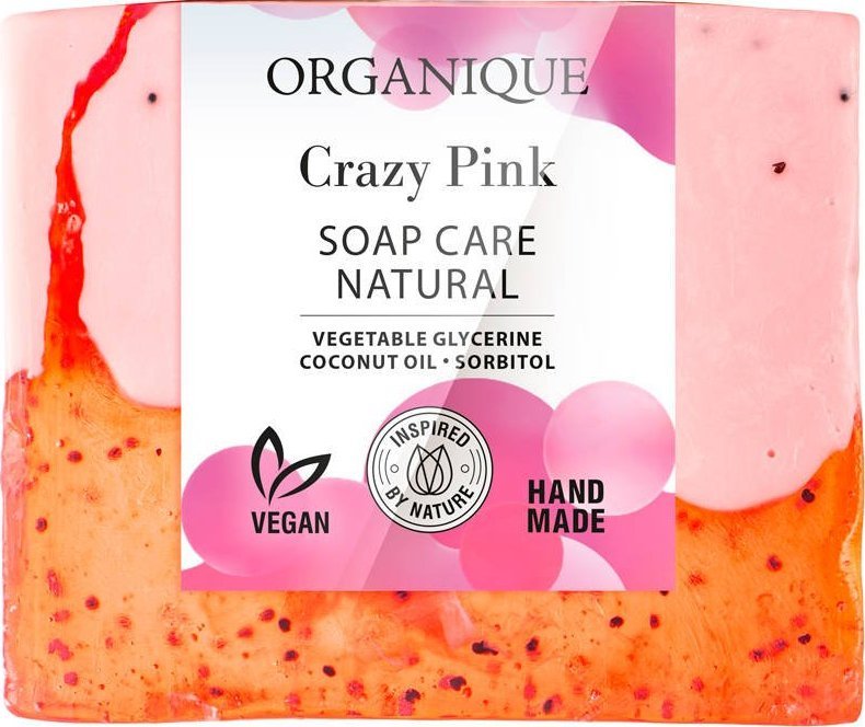 Organique ORGANIQUE Mydło naturalnie pielęgnujące Crazy Pink 100g
