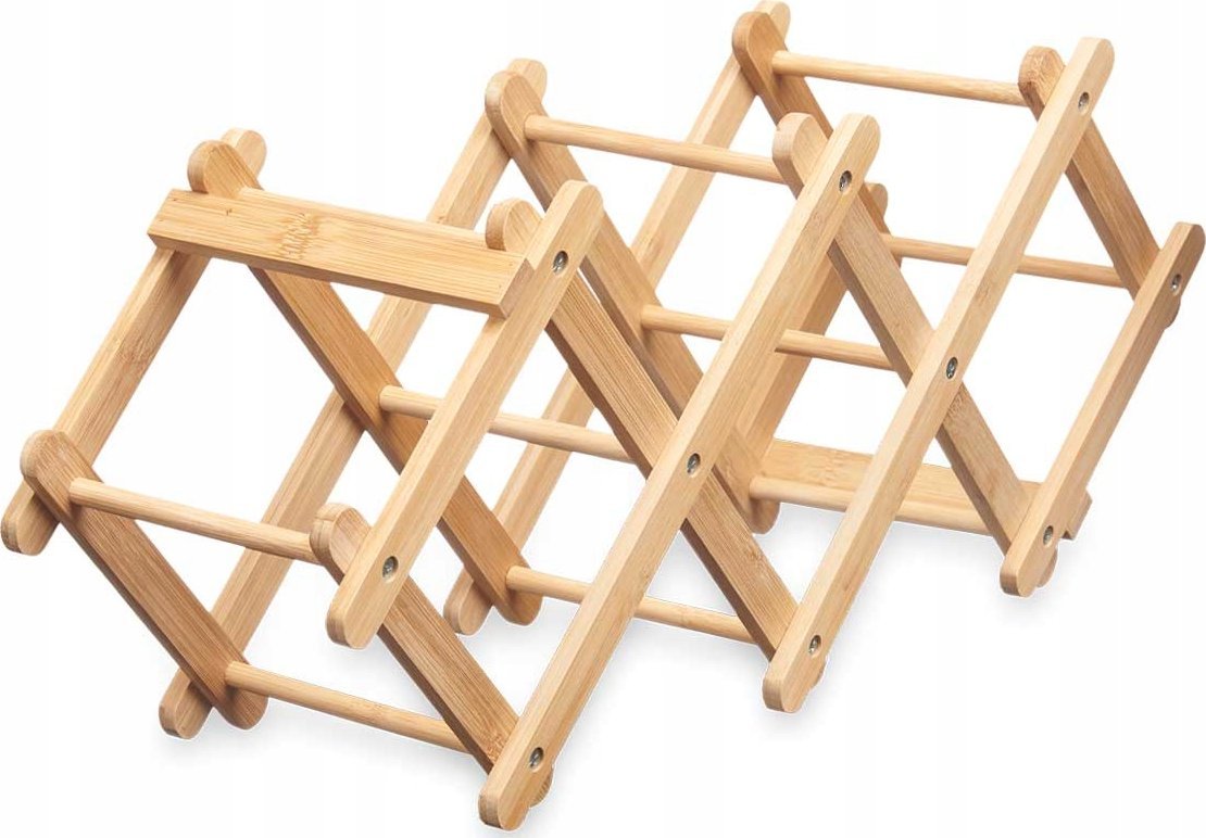 Kinvara Stojak na wino na 6 butelek, 54 x 15 x 21,5 cm