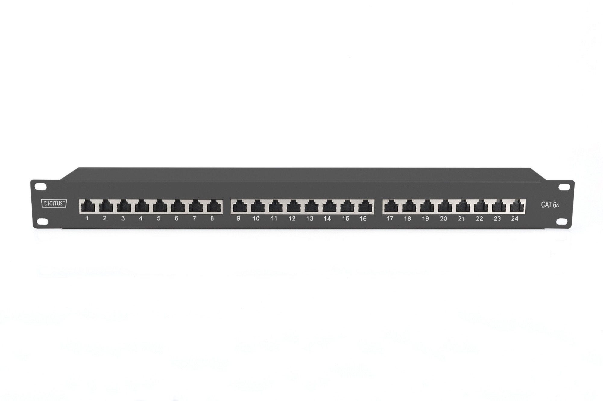 Digitus Digitus Patchpanel 19 Cat 6a EA 24 black