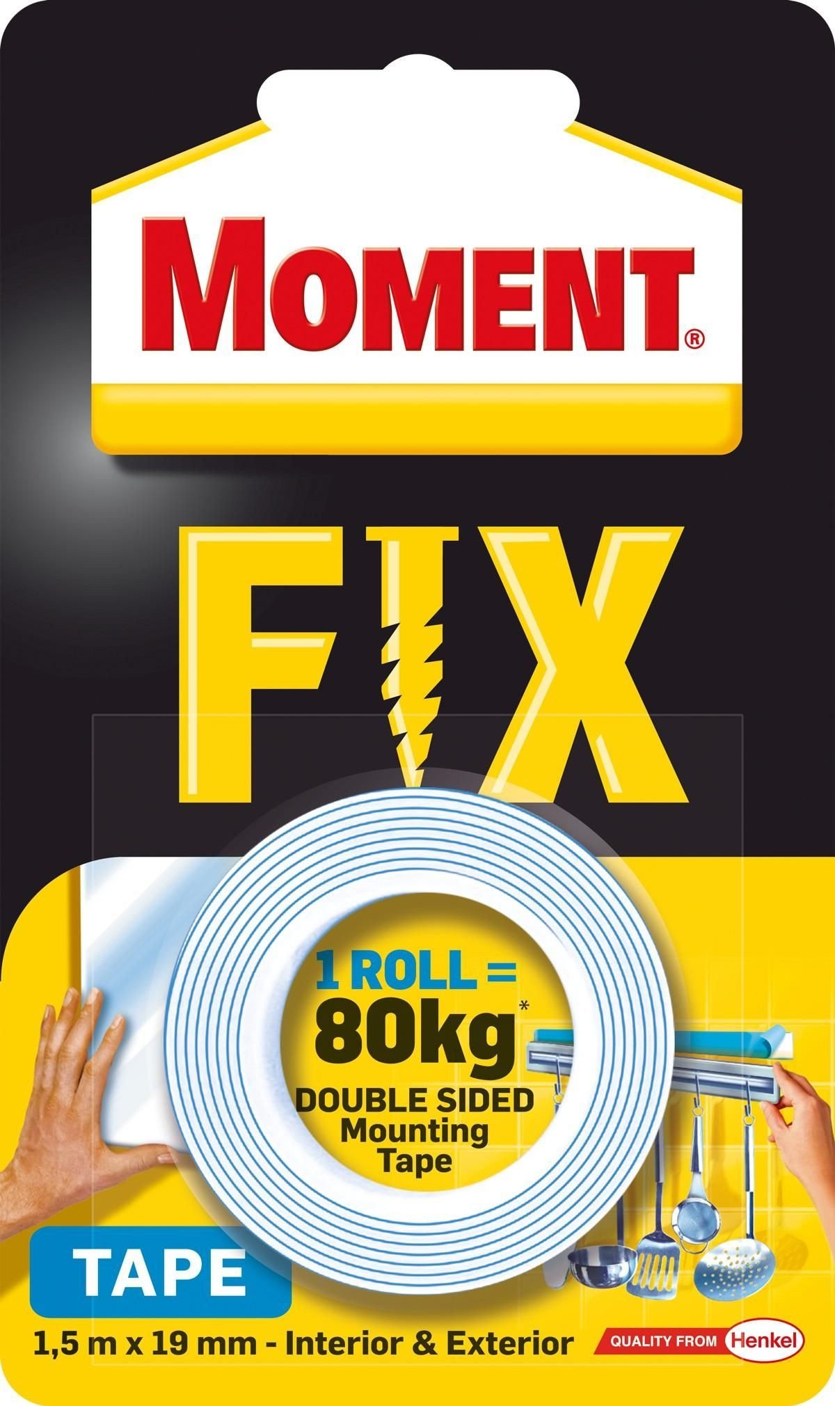 DOUBLE-SIDED ADHESIVE TAPE MOMENT SUPE