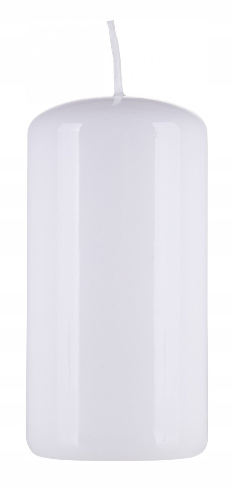 Donau Home Świeca słup Standard Gloss, 50x100mm, biały