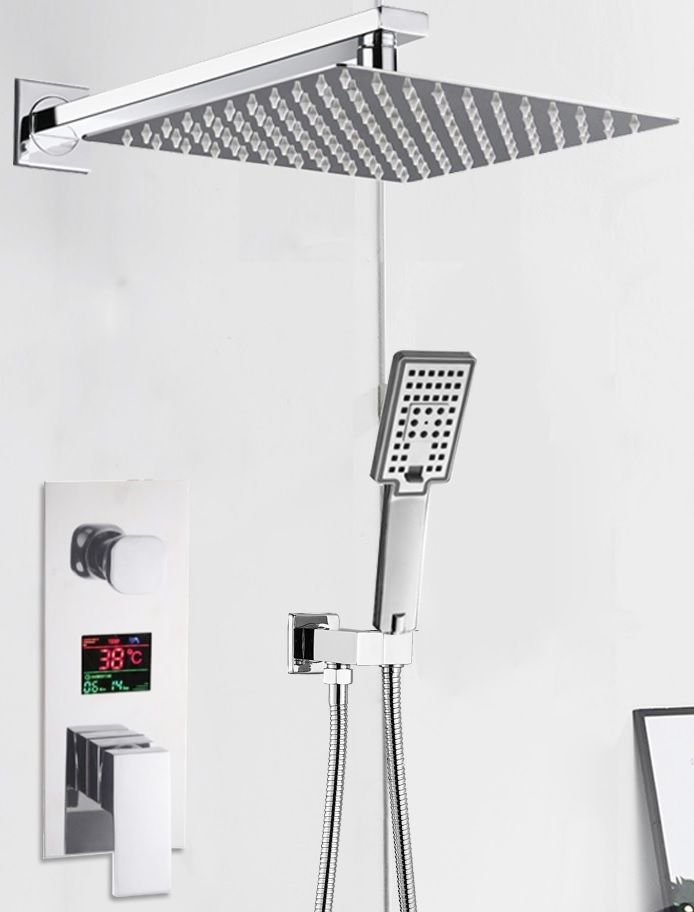 Zestaw prysznicowy PDS Premium Exclusive ścienna chrom