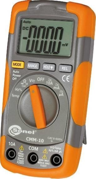 Sonel CMM-10 Multimetrz deklaracją sprawdzenia