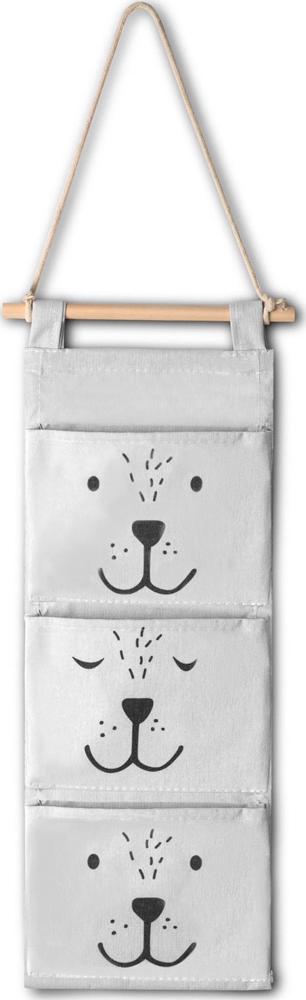 Triton Organizer wiszący na zabawki NK-403 Nukido - szary