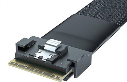 SuperMicro Supermicro Kabel Slimline x8 (STR) auf 2x Slimline x4 (STR) Kabel 60cm CBL-SAST-1261-100